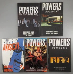 Lote de 5 Powers TPB Novelas Gráficas Imagen Cómics Bendis Oeming - Imagen 1 de 11