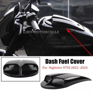 For Nightster 975 RH975 S 2022-2024 Dash Fuel Console Gas Tank Cover Gloss Black - Picture 1 of 16