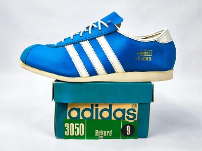 adidas Rekord Schuhe 1960s Gr. 43 1/3 / UK 9 vintage Made in Roumania 3050 - Bild 1 von 4