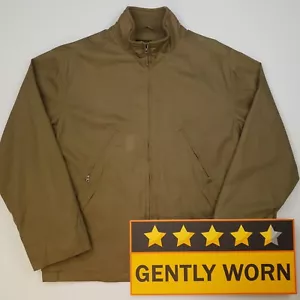 Timberland Men Vintage Bomber Jacket Weathergear Cotton Tag M - FITS LARGE Green - Picture 1 of 10
