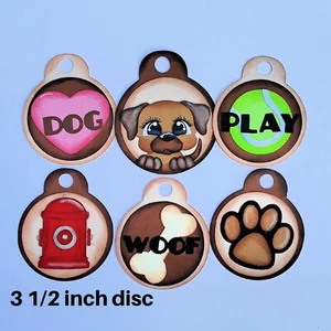 JUEGO DE FICHAS PARA PERROS piezas de papel prefabricadas troqueladas 3D por Rhonda - Imagen 1 de 4