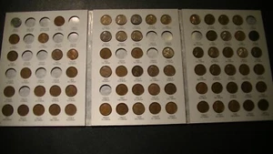 LINCOLN WEIZEN PENNY CENT SET LOT 71 MÜNZEN 1909 VDB BIS 1940 ENTHÄLT SELTENERE DATEN - Bild 1 von 23