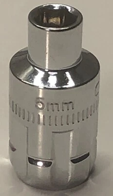 Craftsman Max Axess Through Socket 1/4" Drive 5mm size 6 Point 29255 - Image 1 of 4