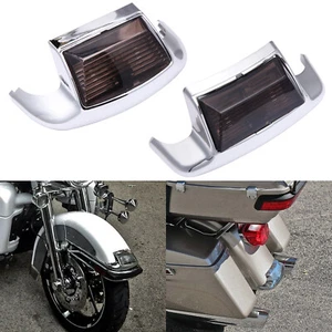 2x Front & Rear Fender Tip Light For Harley Road King Classic FLHRC 2007-2013 - Bild 1 von 19