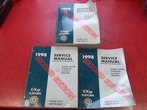 GM Dealership 1998 Cadillac DeVille Eldorado Service Repair Manual 3 Book Set - Picture 1 of 2