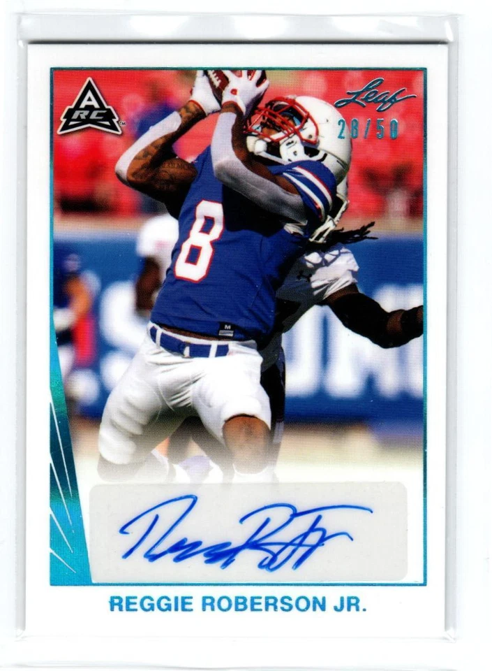 2021 Leaf Memories '90 AUTO Platinum #BARR1 Reggie Roberson Jr. /50 - Image 1 of 1