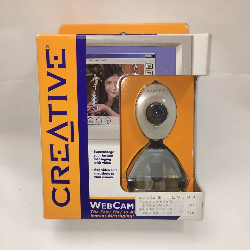 Cámara web Creative Labs WebCam NX modelo PD1110 ideal para mensajería instantánea Foto 1 de 4