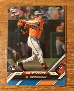 2024 Topps NOW Road to Opening Day Heston Kjerstad #OD-2 ROOKIE Blue 25/49 - Picture 1 of 2