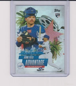 2025 Topps Update Dalton Rushing Home Filed Advantage Rookie SP Dodgers - Bild 1 von 1