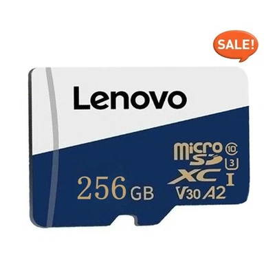 [Big Sale] Genuine Lenovo SD256GB,compatible with mobile phones/cameras/games/AI - Image 1 of 4