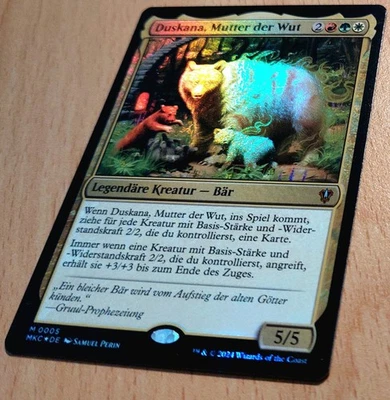 Mtg Magic +FOIL+ Duskana, Mutter der Wut, the Rage Mother, DEUTSCH, Mythic - Bild 1 von 3