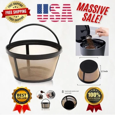 Filtro de café permanente para Mr. Coffee 10-12 tazas - Diseño ecológico Foto 1 de 4