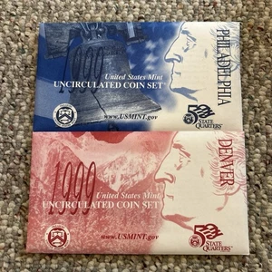 1999 US Mint Uncirculated P & D Complete Coin Set - Picture 1 of 6