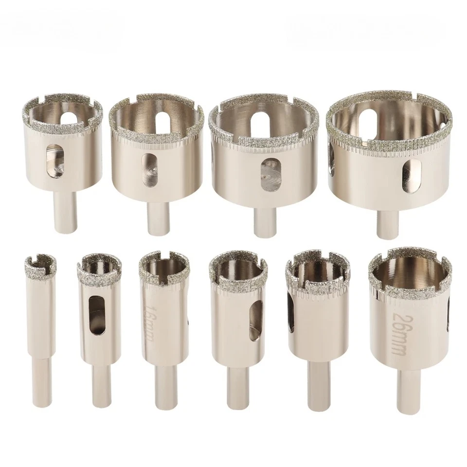 Fliesenbohrer 6mm-100mm Diamantbohrer Fliesen Bohrkrone Für Glasfliesen Keramik - Bild 1 von 4