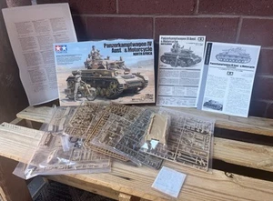 TAMIYA MODEL KIT 1:35 German Tank Panzerkampfwagen IV & Motorcyle 25208*5000 NEW - Picture 1 of 4