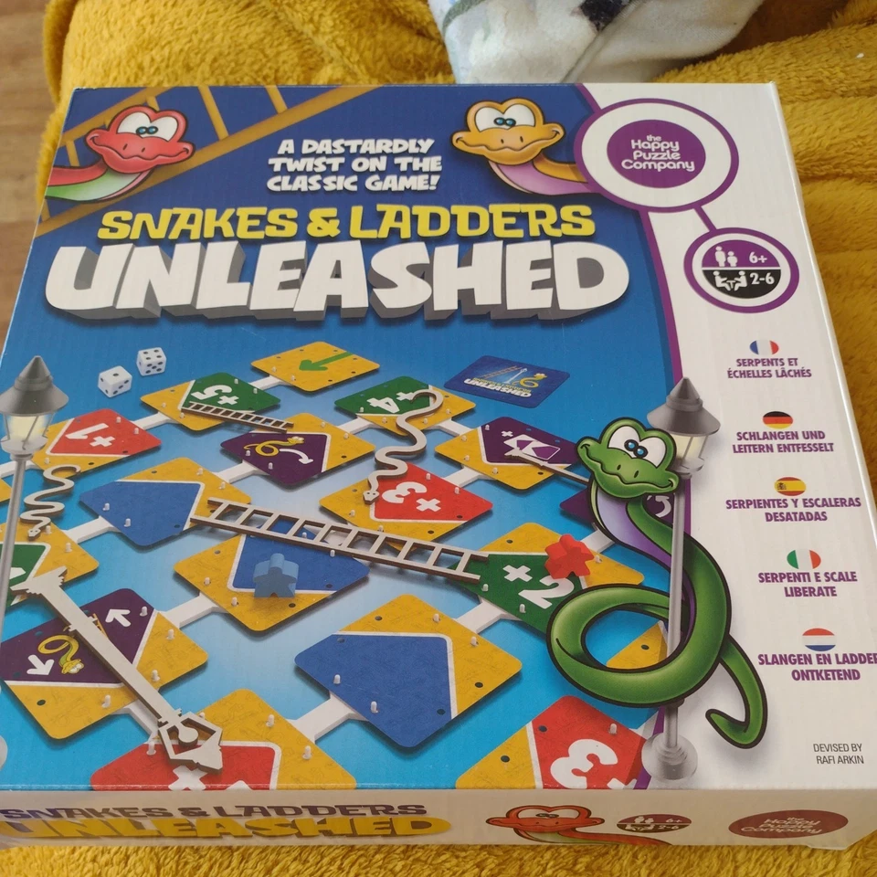 Board Game Snakes & Ladders Unleashed Happy Puzzle Company Complete Boxed - Image 1 of 1