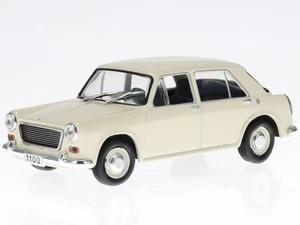 Morris 1100 1967 white diecast model car ABADD106 in acrylic show case Hachette - Picture 1 of 4
