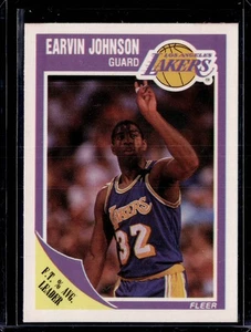 1989 Fleer Earvin Johnson #77 Los Angeles Lakers - Bild 1 von 2