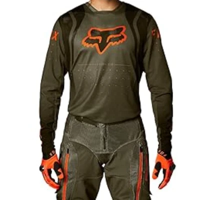 Camiseta Masculina de Motocross Fox Racing Legion Air Kovent (VERDE OLIVA, 2Xlarge) - Nova - Imagem 1 de 4