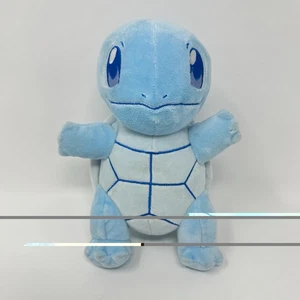 Pokemon Squirtle 8 Inch Stuffed Plush All Blue Anime Cartoon Toy WCT 2020 STAIN - Picture 1 of 8