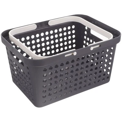  Cestino Porta Oggetti Cesto Organizzativo Cestelli Portaoggetti Impilabili - Immagine 1 di 4