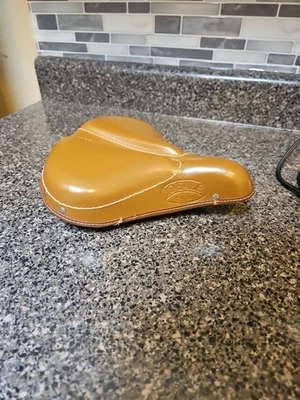 Sillín vintage IDEALE TB14 ligeramente usado • Hecho en Francia • Cruiser Townie Foto 1 de 4
