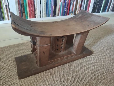 Ancien Tabouret  Asante  Ashanti Du Ghana Akan - Photo 1/4