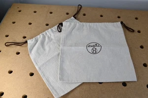 Lote de 2 - HERMES - Bolsa antipolvo - 12,25" x 12,75" - A2 - Imagen 1 de 6