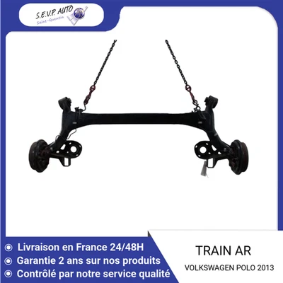 🇫🇷 TRAIN ARRIERE VOLKSWAGEN POLO 2009- ➤6R0500051B ♻️ - Photo 1/2