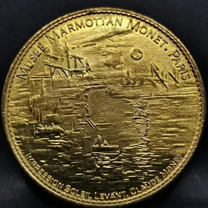 JETON TOURISTIQUE ARTHUS BERTRAND 2009 MUSEE MARMOTTAN CLAUDE MONET PARIS / 34 m - Picture 1 of 2