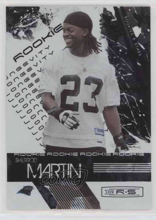 2009 Donruss Rookies & Stars Rookie Longevity Parallel /249 Sherrod Martin RC - Image 1 of 2