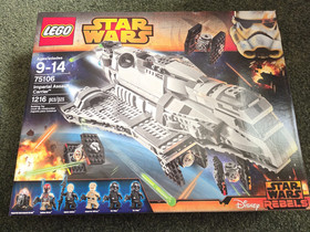 LEGO 75106 Star Wars Rebels Imperial Assault Carrier 1216 Pieces READ DESCRIP