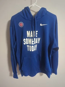 Rare 2016 Nike ThermaFit Chicago Cubs Hoodie S Make Someday Today Sweatshirt WS - Bild 1 von 3