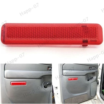 Reflector de puerta trasera izquierda para Chevrolet Silverado 1500 3500 2003-2006 1 pieza Foto 1 de 4