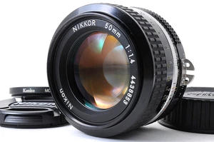 Lente estándar Nikon NIKKOR AI 50mm F1.4 MF para montaje F con filtro COMO... - Imagen 1 de 14