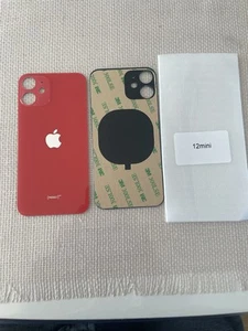 Vitre arrière iphone 12 mini rouge (red product) Apple - Photo 1 sur 1