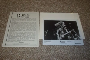 Howard The Duck Press Release with Official Lea Thompson B&W 8 x 10 Photo - Picture 1 of 1