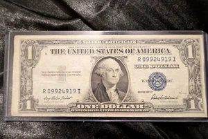 RARE ERROR 1935F One Dollar Silver Certificate Offset Print - Picture 1 of 2