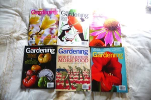 "ORGANIC GARDENING" MAGAZINES 6 ISSUES F/M A/M J/J A/S O/N 2012 DEC 2013/JAN 14 - Picture 1 of 3