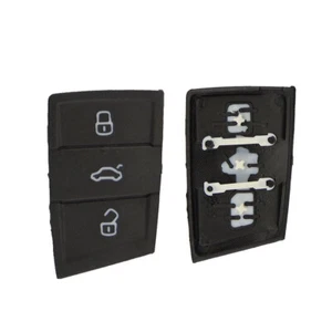 3 Button Replacement Remote Key Rubber Pad Fob Case For VW Polo Golf 7 Tiguan - Picture 1 of 7
