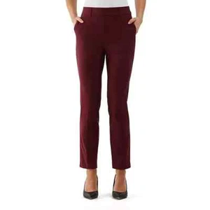 Rafaella Women's Stretch Ankle Pants Pull-On Elastic Waist Dress Pants RSBFE049 - Picture 1 of 37