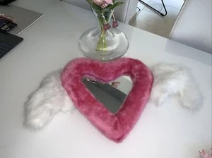 Spiegel Kinderzimmer Prinzessin Mädchen süß rosa Engelsflügel - Bild 1 von 2