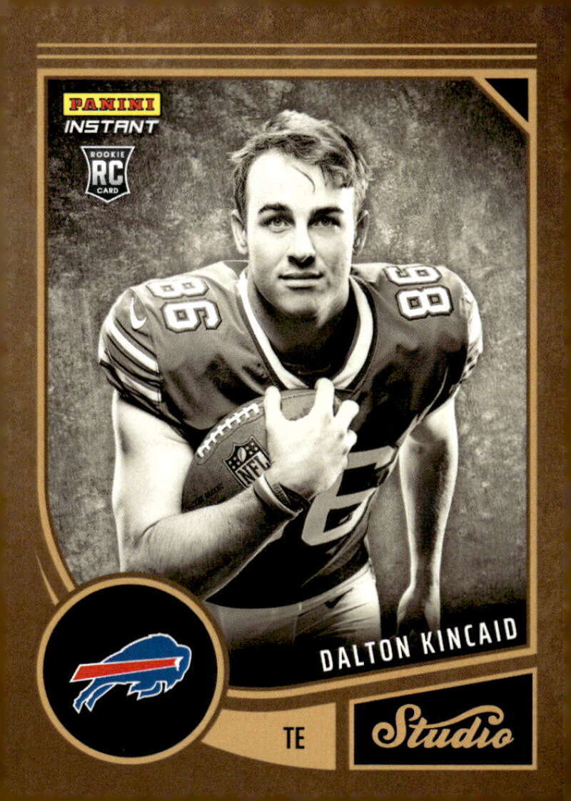 DALTON KINCAID RC 2023 Panini Instant Studio ROOKIE PR:370 #26 NFL Bil ID:102451