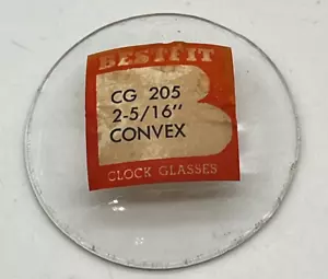 Konvexes Uhrenglas - 2 5/16" Zoll New Old Stock (CM30) - Bild 1 von 2