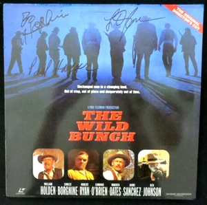 El disco láser "Wild Bunch" firmado por Bo Hopkins, L.Q. Jones y Paul Harper - Imagen 1 de 2