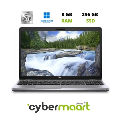 Dell Latitude 5510 Intel Core i5-10310U 10th Gen RAM 8GB SSD 256 GB Win 11 Pro - Immagine 1 di 3