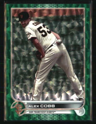 Alex Cobb 2022 Topps Refractor Series Two /499 #359 Baseball Card - Image 1 of 2