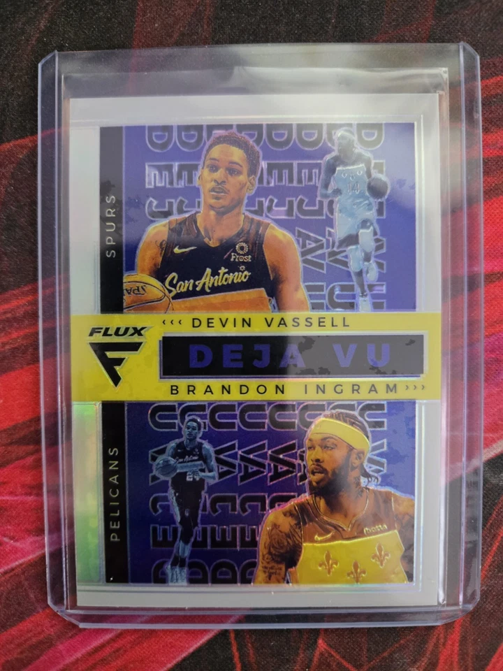 2020-21 Panini Flux - Deja Vu Silver Prizm #11 Brandon Ingram/Devin Vassell - Image 1 of 4
