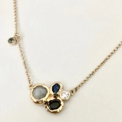 Banana Republic Women's Midnight Blue City Pendant Necklace NWT 62 - Image 1 of 4