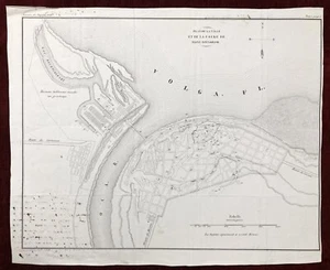 Nizhny Novgorod Antique Map Russia 1836 City Plan Engraving - Picture 1 of 7